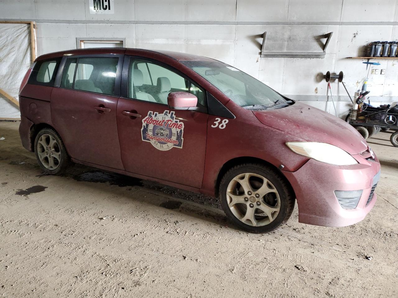 2010 Mazda 5 VIN JM1CR2W30A0385447 Copart auction photo, rear end damage thumbnail 4