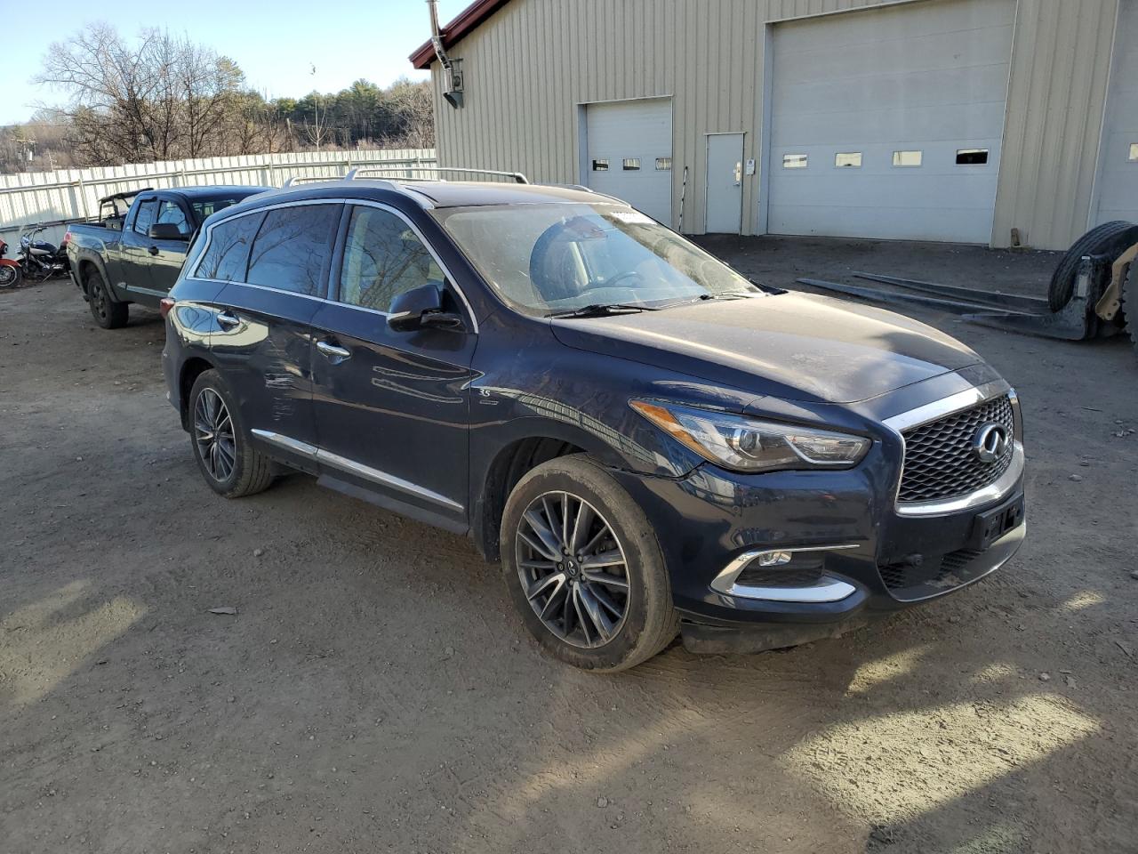 2019 Infiniti QX60 VIN 5N1DL0MM6KC557708 Copart auction photo, all over / minor dent/scratches damage thumbnail 4