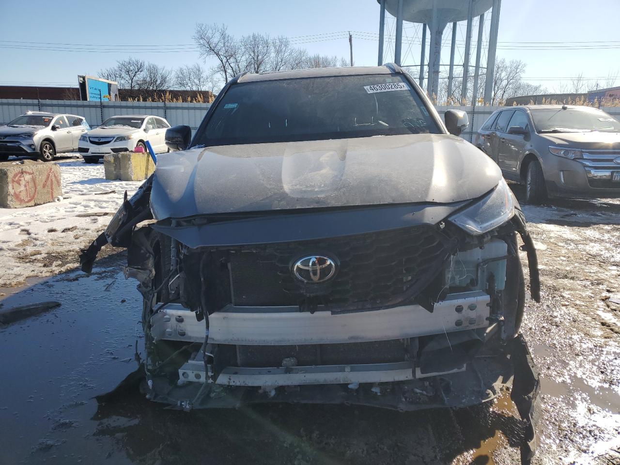 2021 Toyota Highlander VIN 5TDJZRBH4MS159074 Copart auction photo, all over damage thumbnail 5