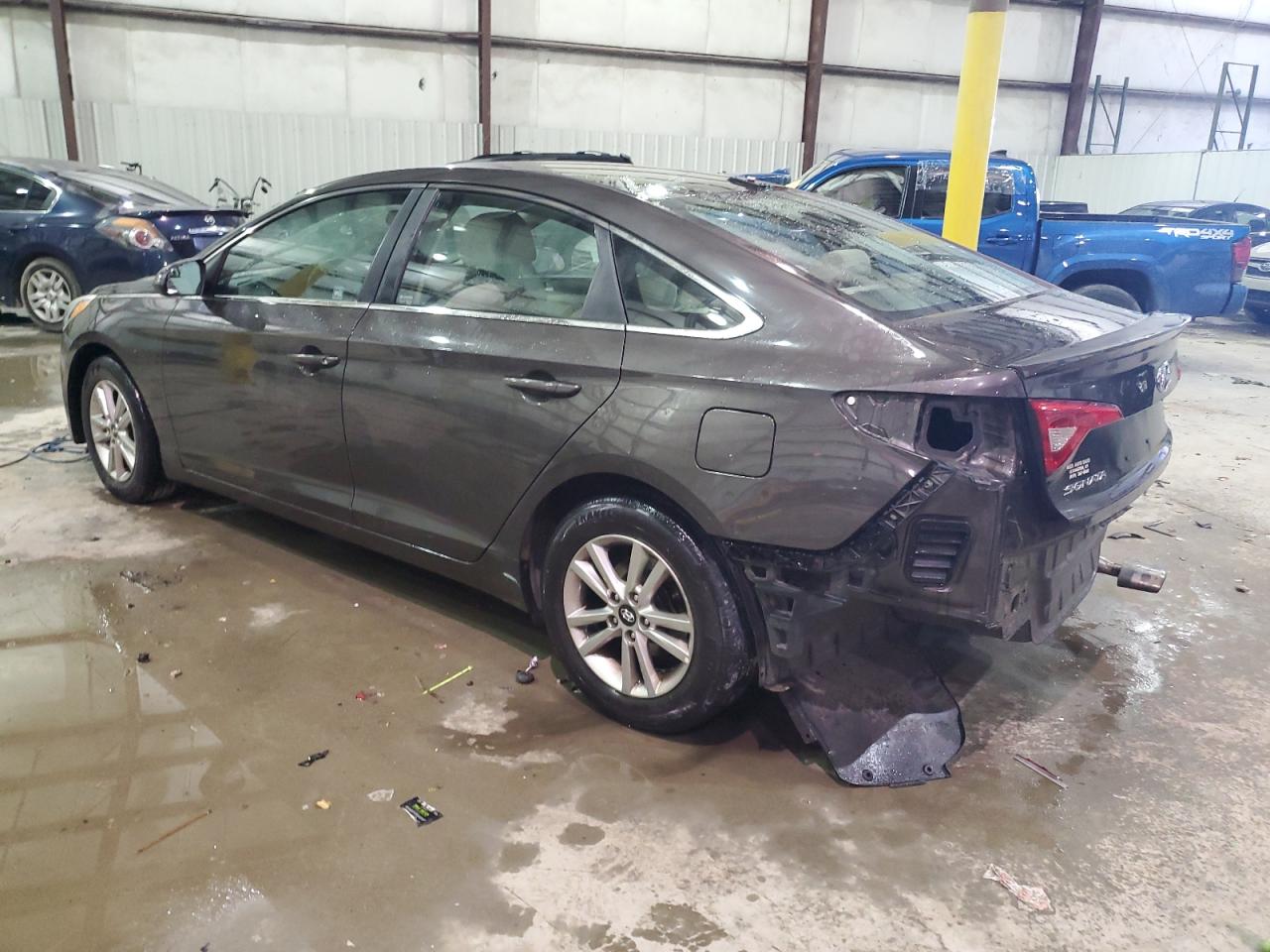 2015 Hyundai Sonata VIN 5NPE24AF5FH122911 Copart auction photo, rear end damage thumbnail 2