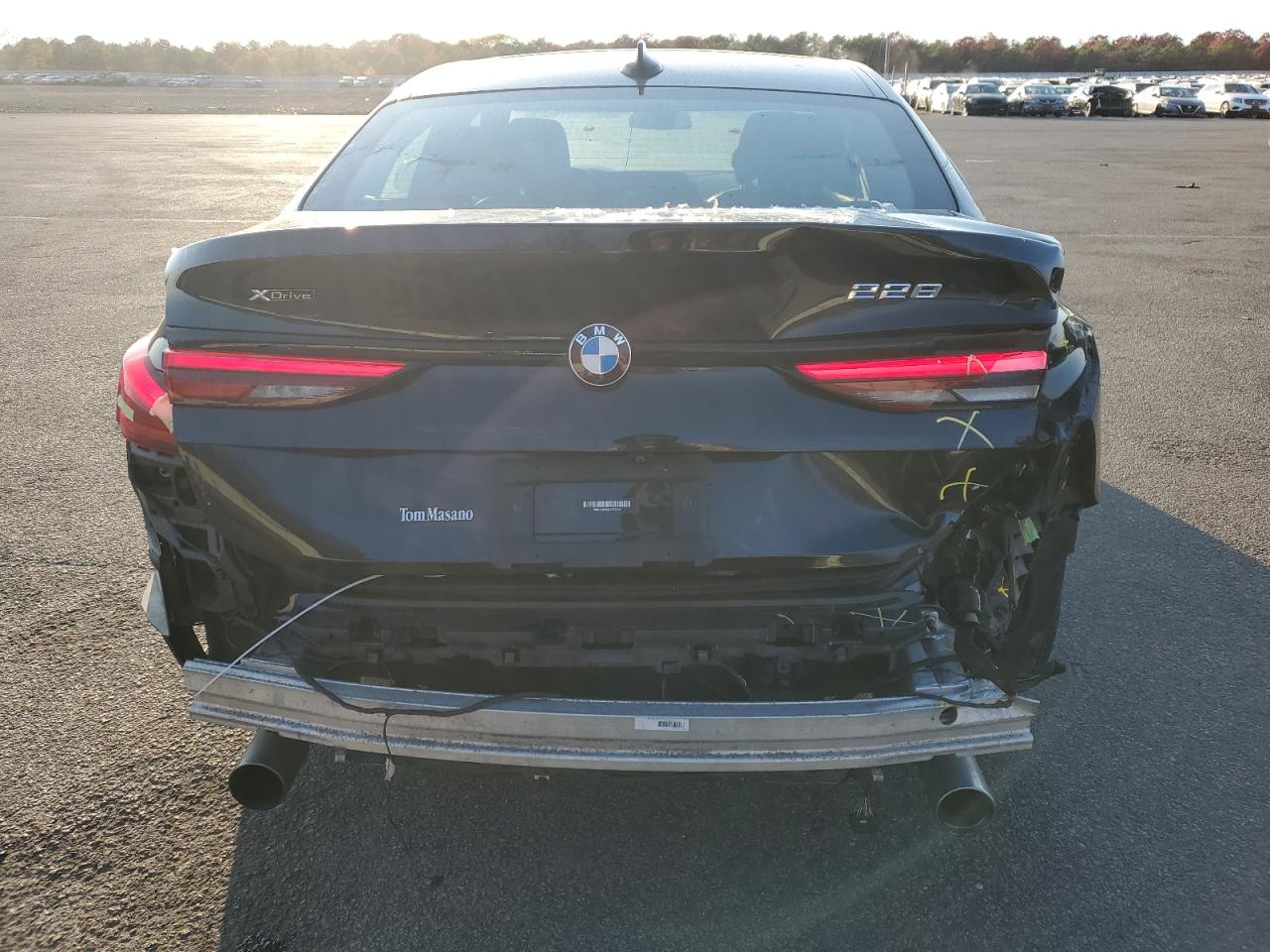 2020 BMW 2er VIN WBA73AK06L7F75109 Copart auction photo, rear end / minor dent/scratches damage thumbnail 6