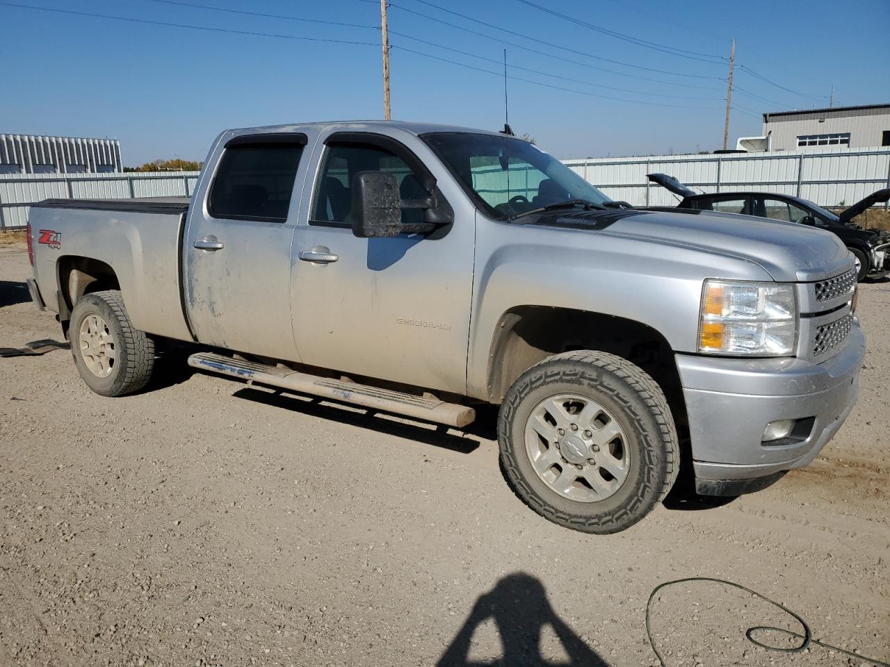 2012 Chevrolet Silverado VIN 1GC1KXCG8CF127824 Copart auction photo, side / rear end damage thumbnail 4