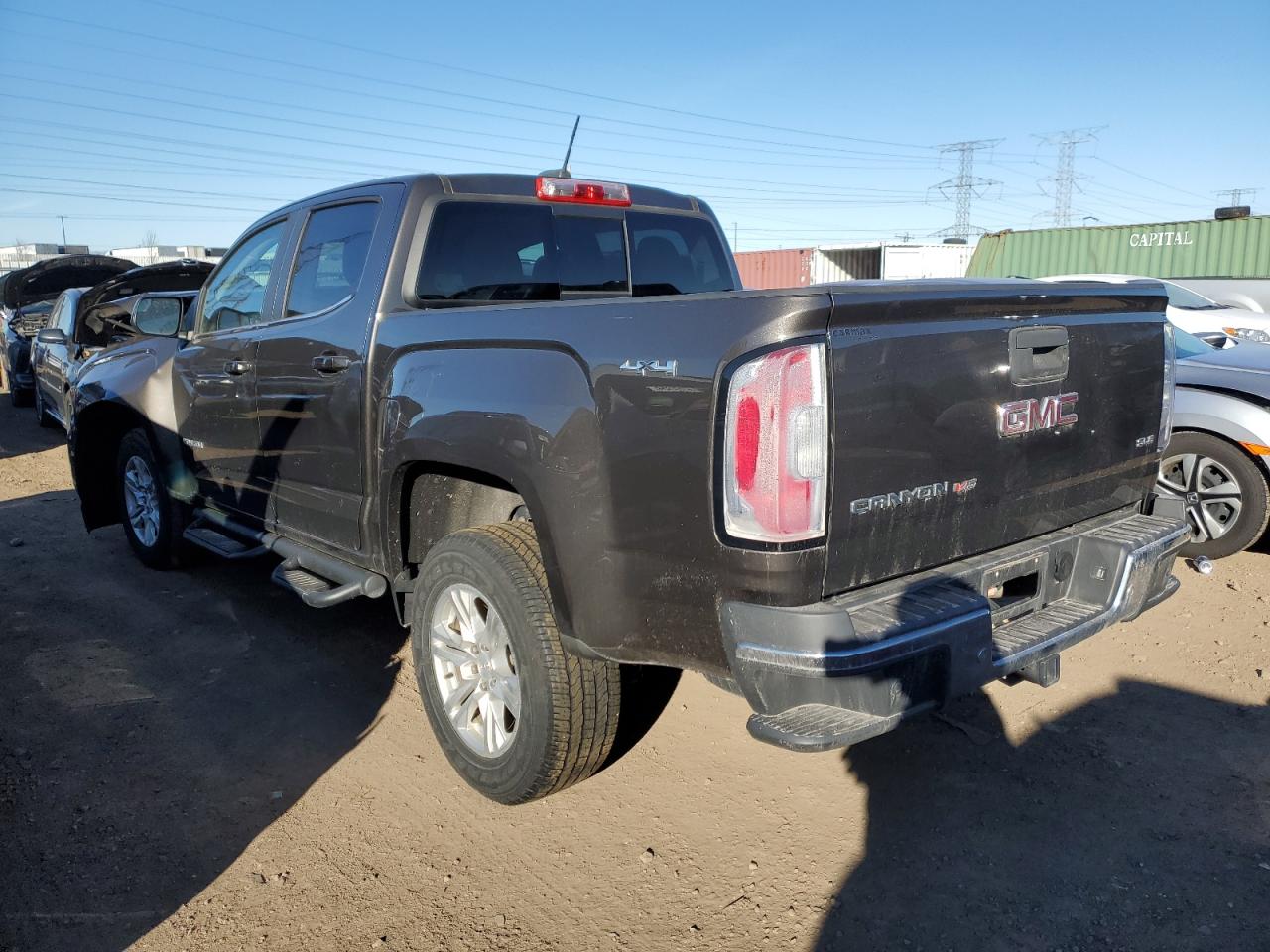 2019 GMC Canyon VIN 1GTG6CEN0K1266330 Copart auction photo, all over damage thumbnail 2