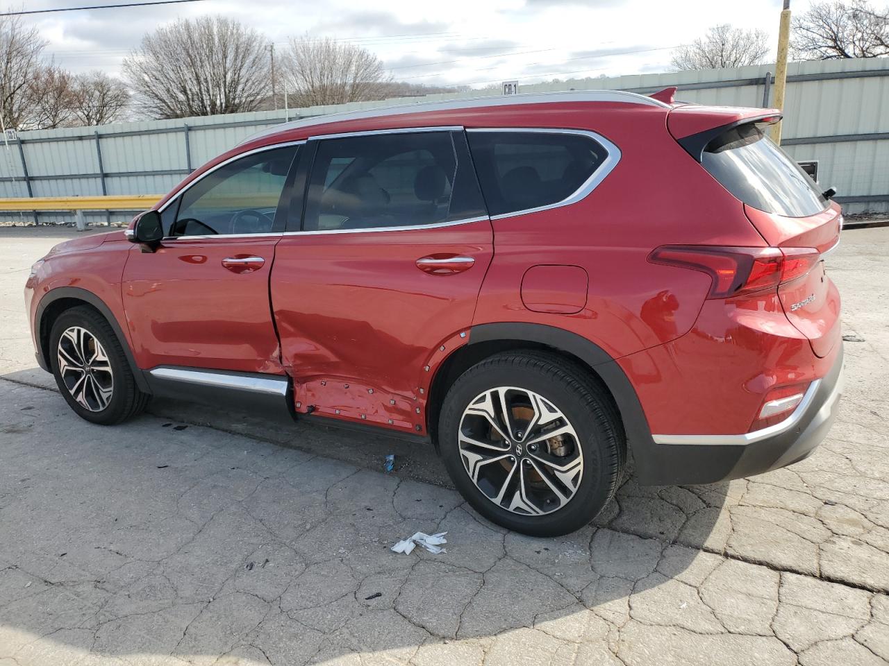 2019 Hyundai Santa Fe VIN 5NMS53AA9KH049042 Copart auction photo, side damage thumbnail 2