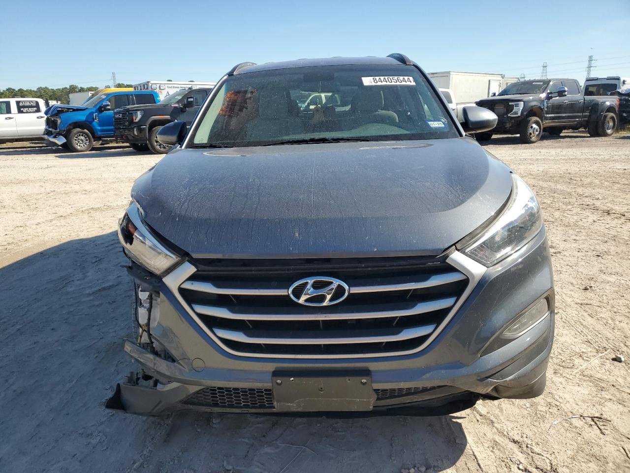 2018 Hyundai Tucson VIN KM8J33A48JU682680 Copart auction photo, front end damage thumbnail 5