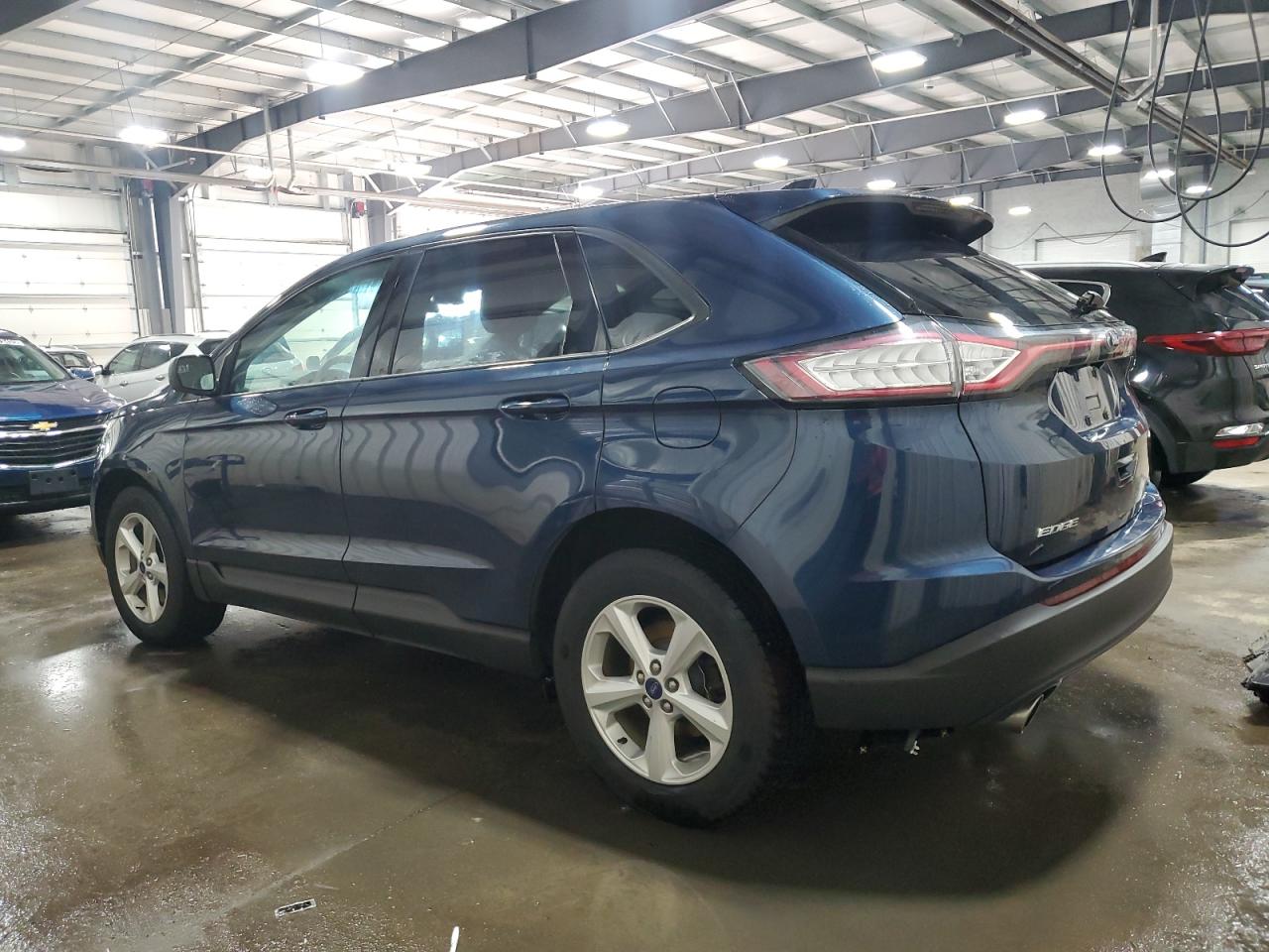 2017 Ford Edge VIN 2FMPK4G90HBC64765 Copart auction photo, front end / rear end damage thumbnail 2
