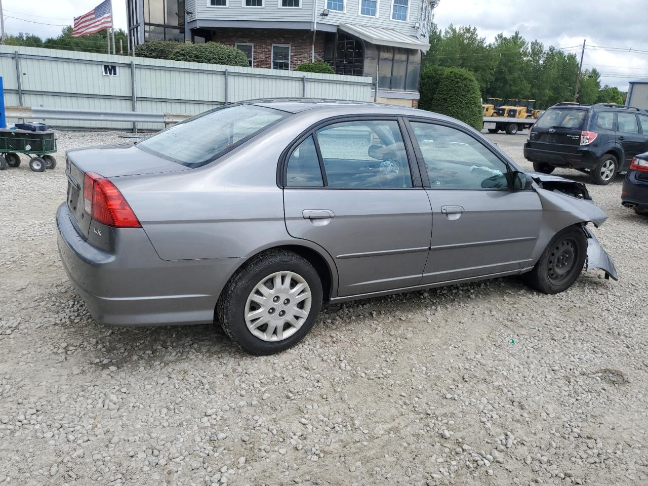 2004 Honda Civic VIN 2HGES16554H572001 Copart auction photo, front end / minor dent/scratches damage thumbnail 3