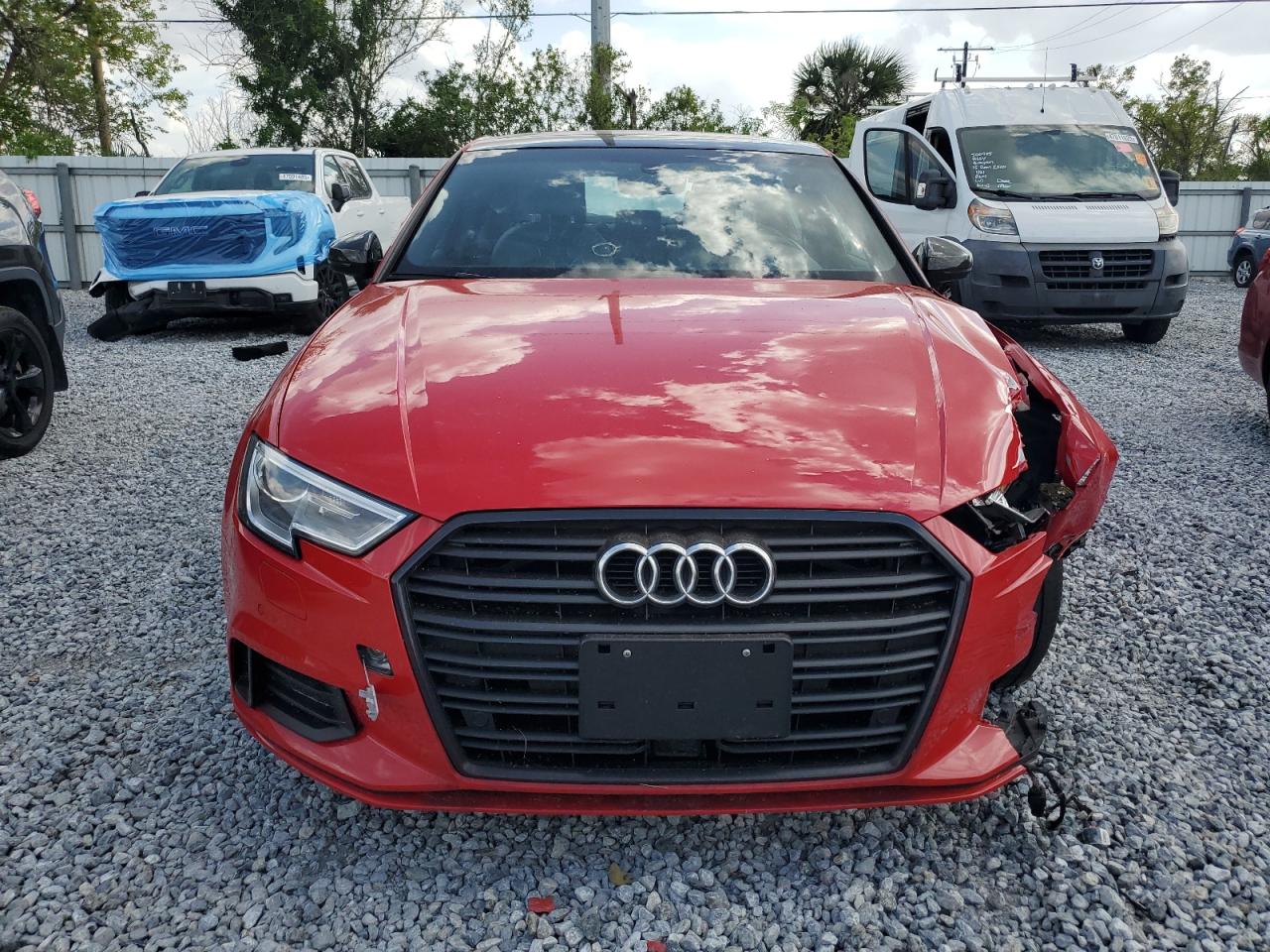 2020 Audi A3 VIN WAUAUGFF5LA100510 Copart auction photo, front end damage thumbnail 5
