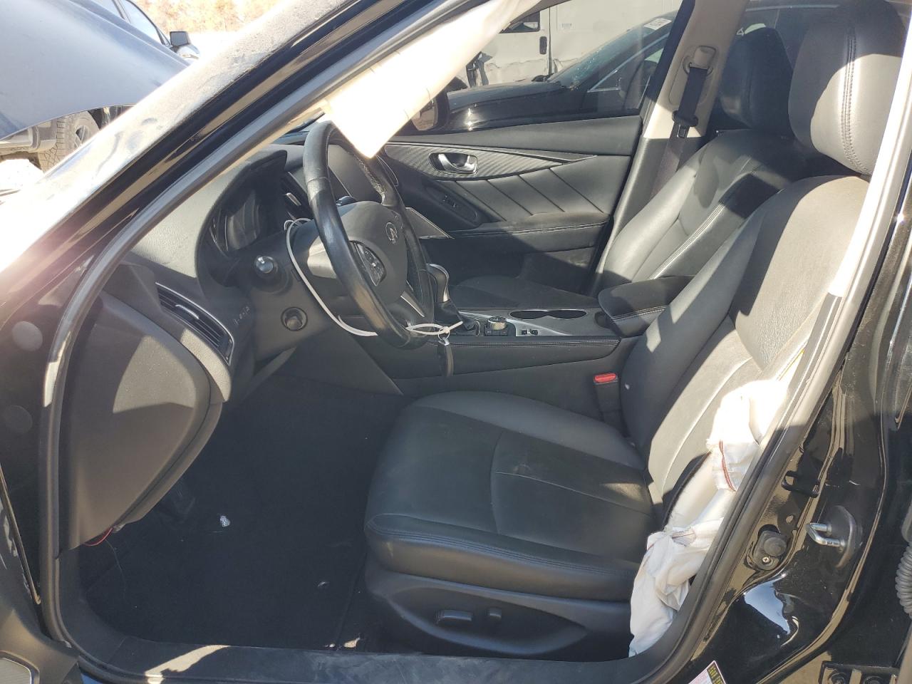 2017 Infiniti Q50 VIN JN1CV7AR2HM681466 Copart auction photo, side / front end damage thumbnail 7