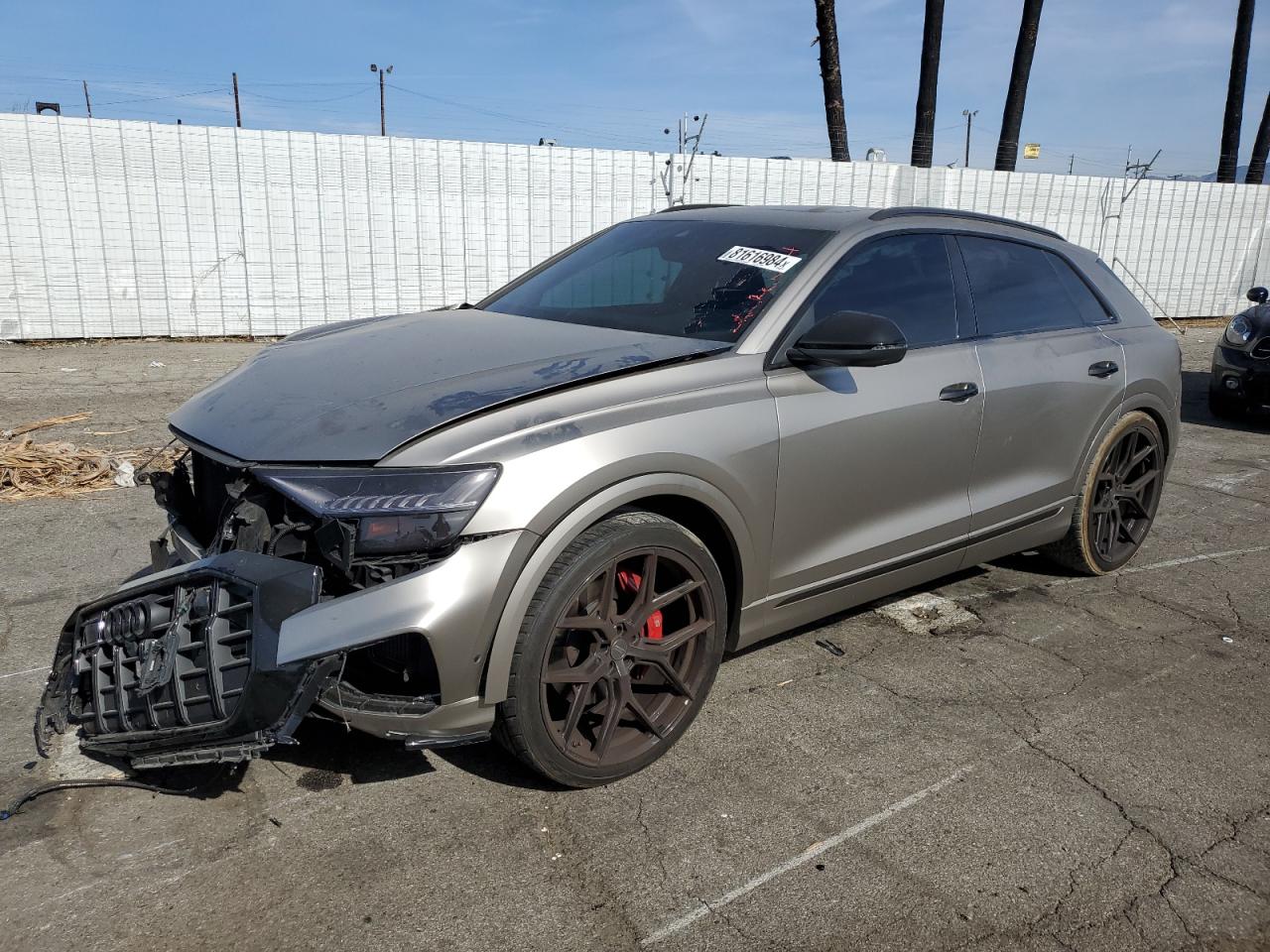 2023 Audi SQ8 VIN WA1AWBF18PD046333 Copart auction photo, front end / minor dent/scratches damage thumbnail 5