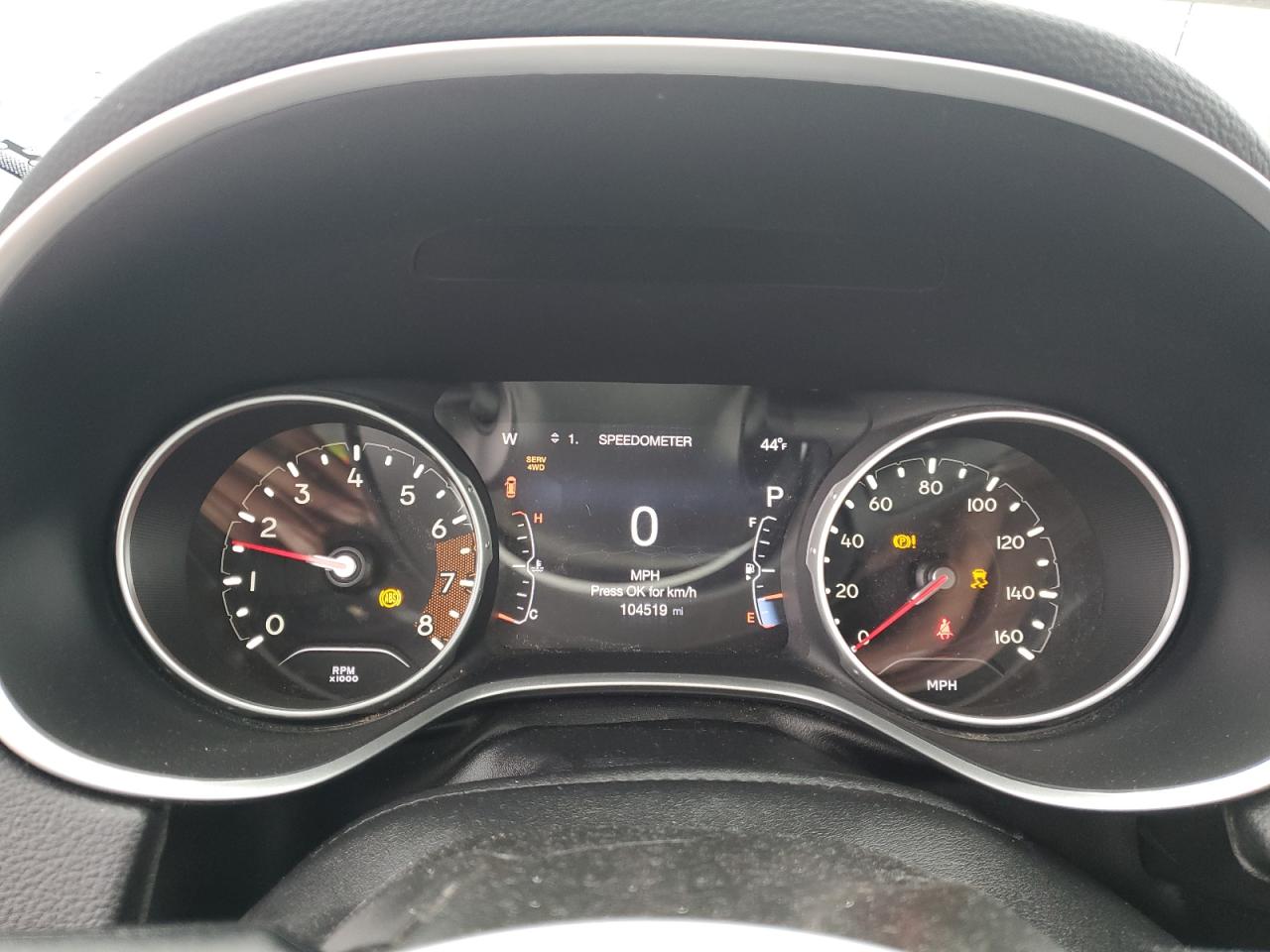 2019 Jeep Compass VIN 3C4NJDCB8KT619975 Copart auction photo, rear end / minor dent/scratches damage thumbnail 9