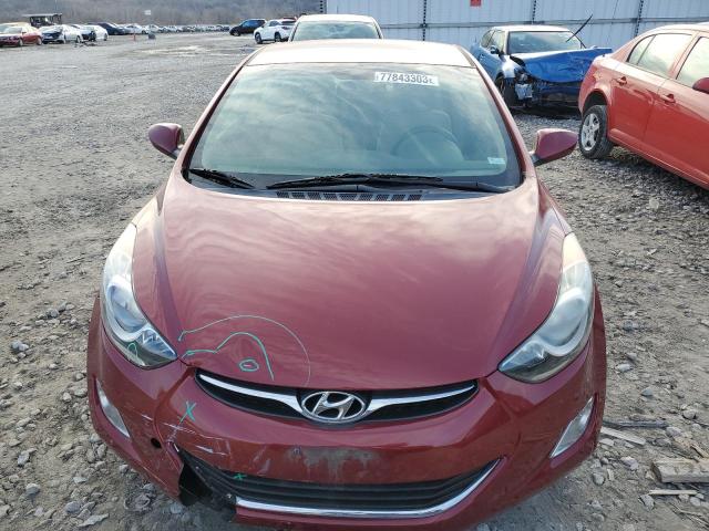 2013 Hyundai Elantra VIN 5NPDH4AE8DH420478 Copart auction photo, rear end damage thumbnail 5