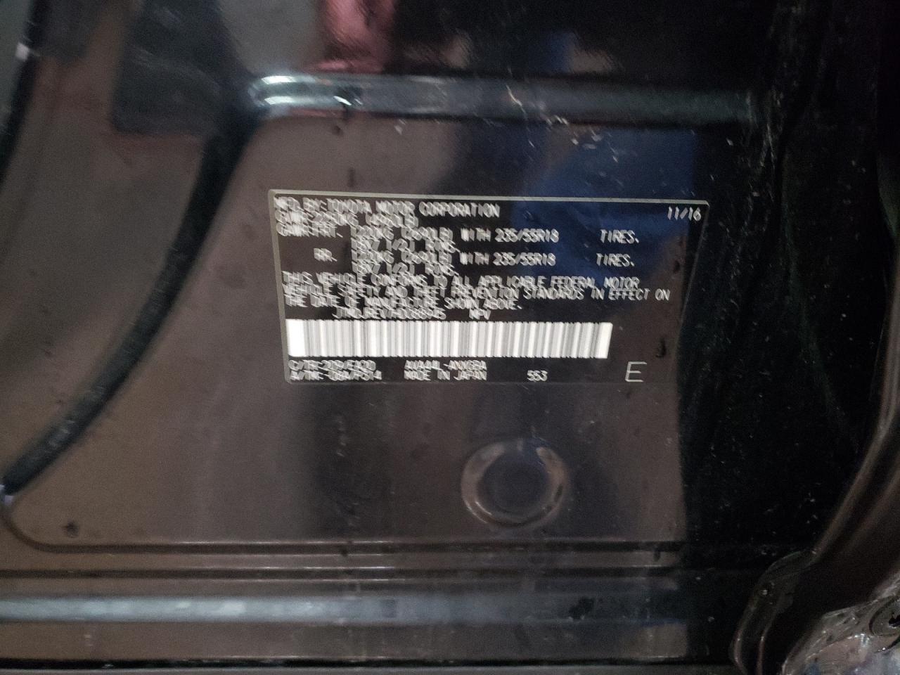2017 Toyota RAV 4 VIN JTMDJREV7HD088945 Copart auction photo, side damage thumbnail 12
