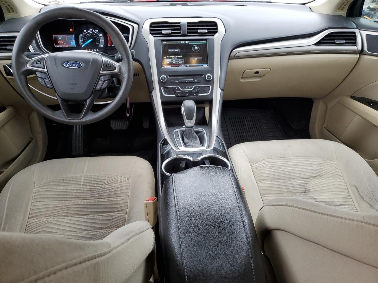 2016 Ford Fusion VIN 3FA6P0H71GR140694 Copart auction photo, rear end / side damage thumbnail 8