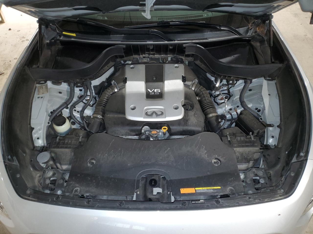 2010 Infiniti FX VIN JN8AS1MU8AM800559 Copart auction photo, front end / side damage thumbnail 12