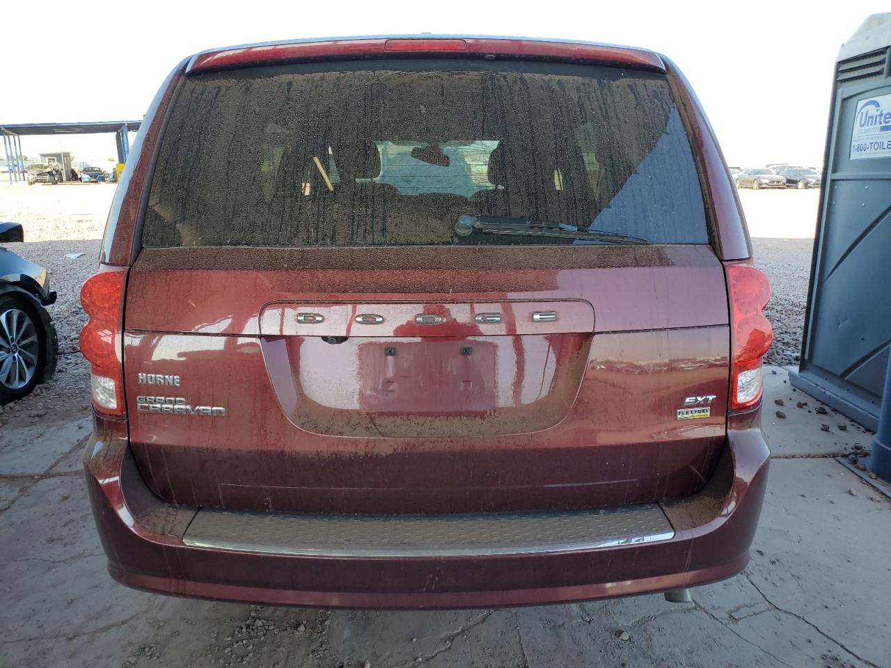 2019 Dodge Caravan VIN 2C4RDGCG7KR544257 Copart auction photo, front end / side damage thumbnail 6