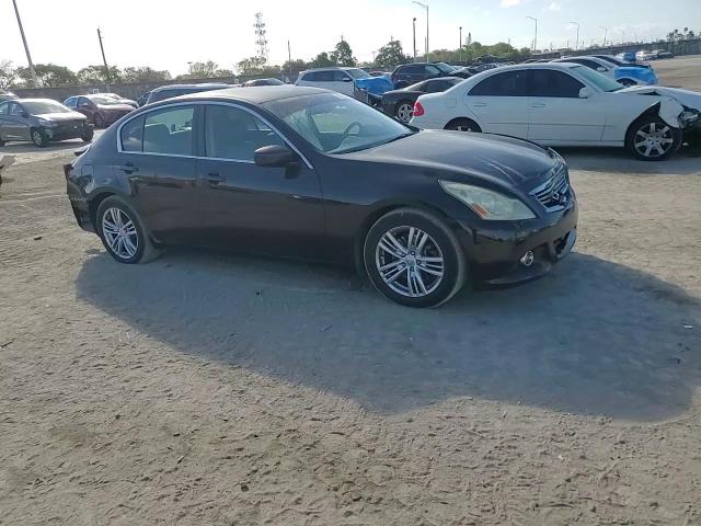 2013 Infiniti G VIN JN1CV6AP0DM300796 Copart auction photo, rear end / front end damage thumbnail 11