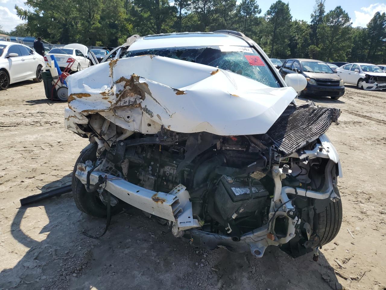 2015 Jeep Compass VIN 1C4NJDEB5FD340671 Copart auction photo, all over damage thumbnail 5