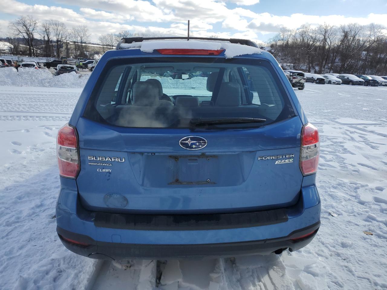 2015 Subaru Forester VIN JF2SJABC1FH511148 Copart auction photo, front end / side damage thumbnail 6