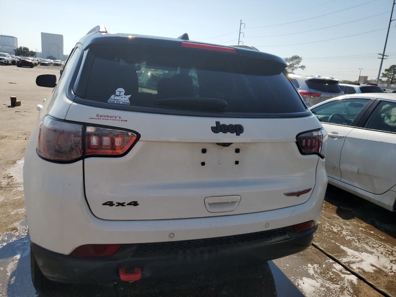 2019 Jeep Compass VIN 3C4NJDDB3KT790406 Copart auction photo, front end damage thumbnail 6