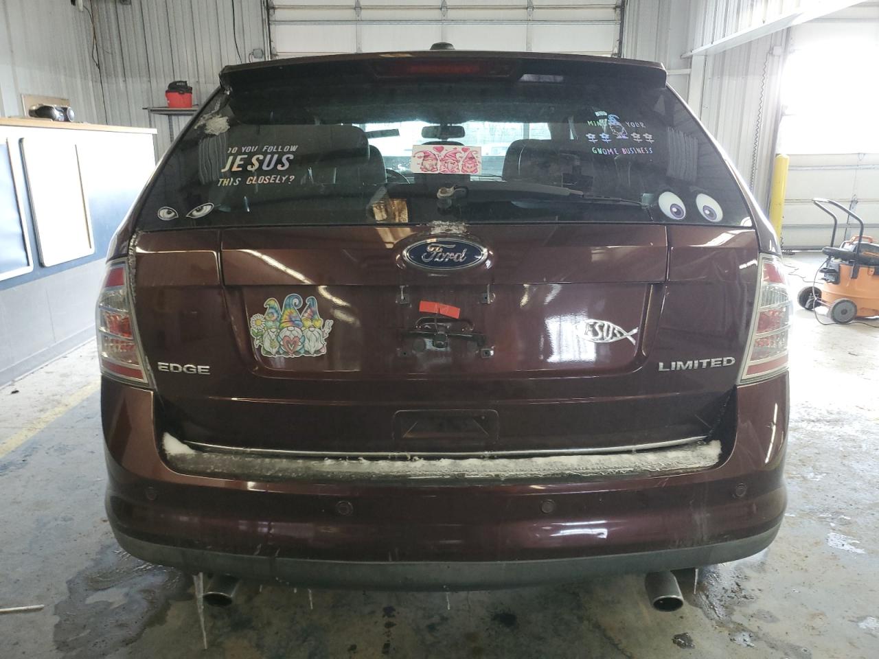 2009 Ford Edge VIN 2FMDK39C69BB02887 Copart auction photo, side / front end damage thumbnail 6
