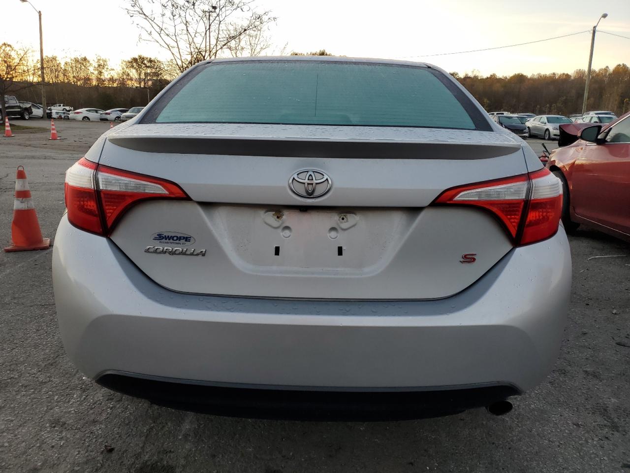 2015 Toyota Corolla VIN 2T1BURHE7FC463267 Copart auction photo, front end / side damage thumbnail 6