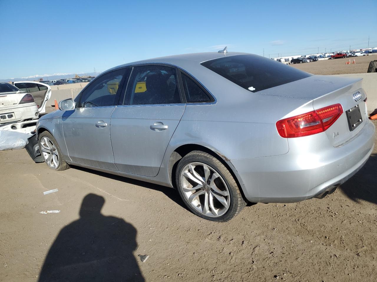 2013 Audi A4 VIN WAUBFAFL4DN030025 Copart auction photo, front end damage thumbnail 2
