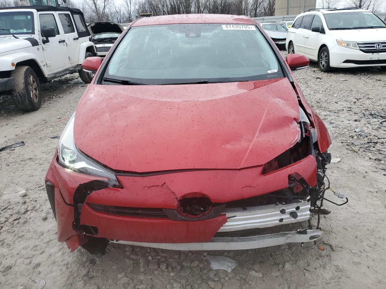 2020 Toyota Prius VIN JTDKARFU6L3104600 Copart auction photo, front end damage thumbnail 5