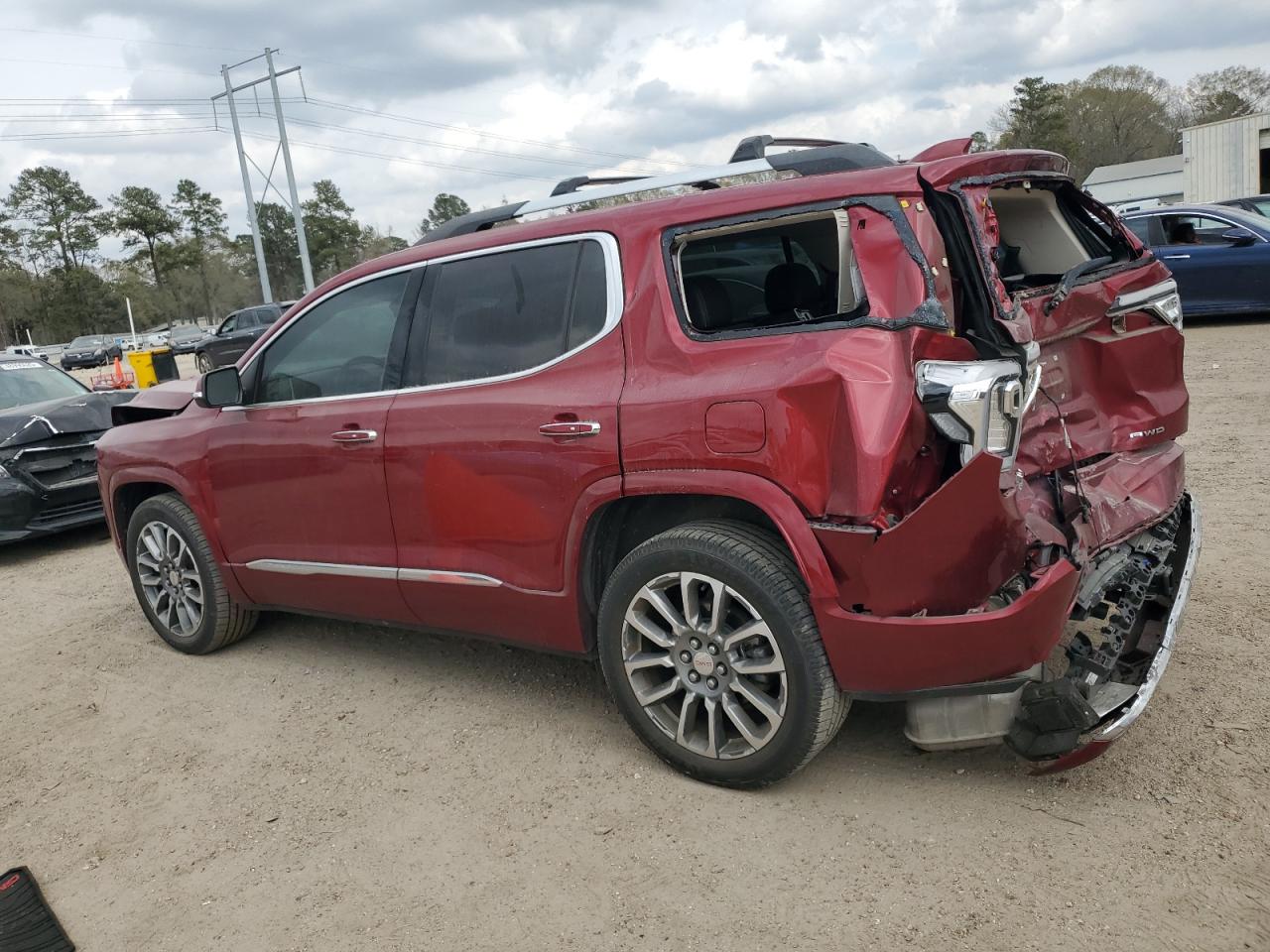 2020 GMC Acadia VIN 1GKKNXLS8LZ206638 Copart auction photo, rear end / front end damage thumbnail 2