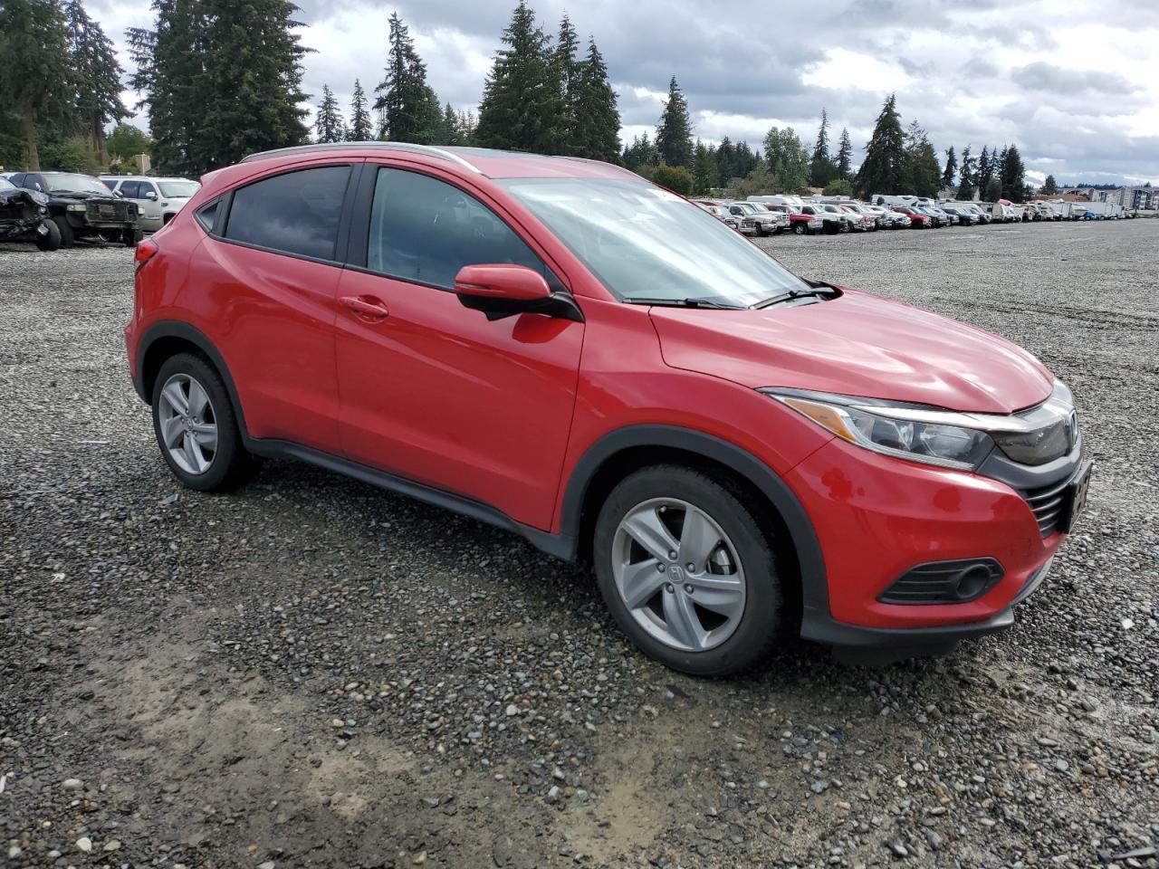 2019 Honda HR-V VIN 3CZRU6H58KM720736 Copart auction photo, water/flood damage thumbnail 4