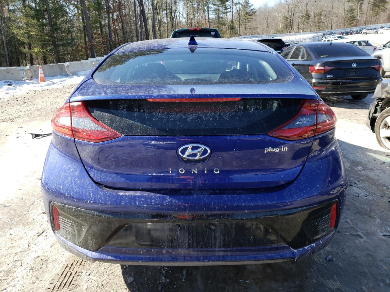 2019 Hyundai IONIQ VIN KMHC65LD5KU162303 Copart auction photo, side / front end damage thumbnail 6