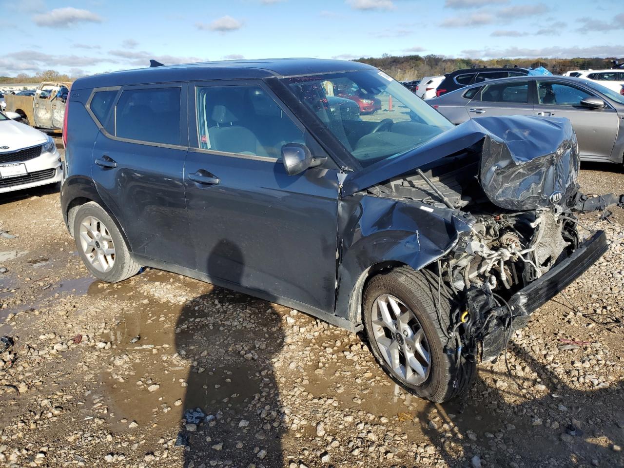 2020 KIA Soul VIN KNDJ23AU9L7077141 Copart auction photo, front end damage thumbnail 4