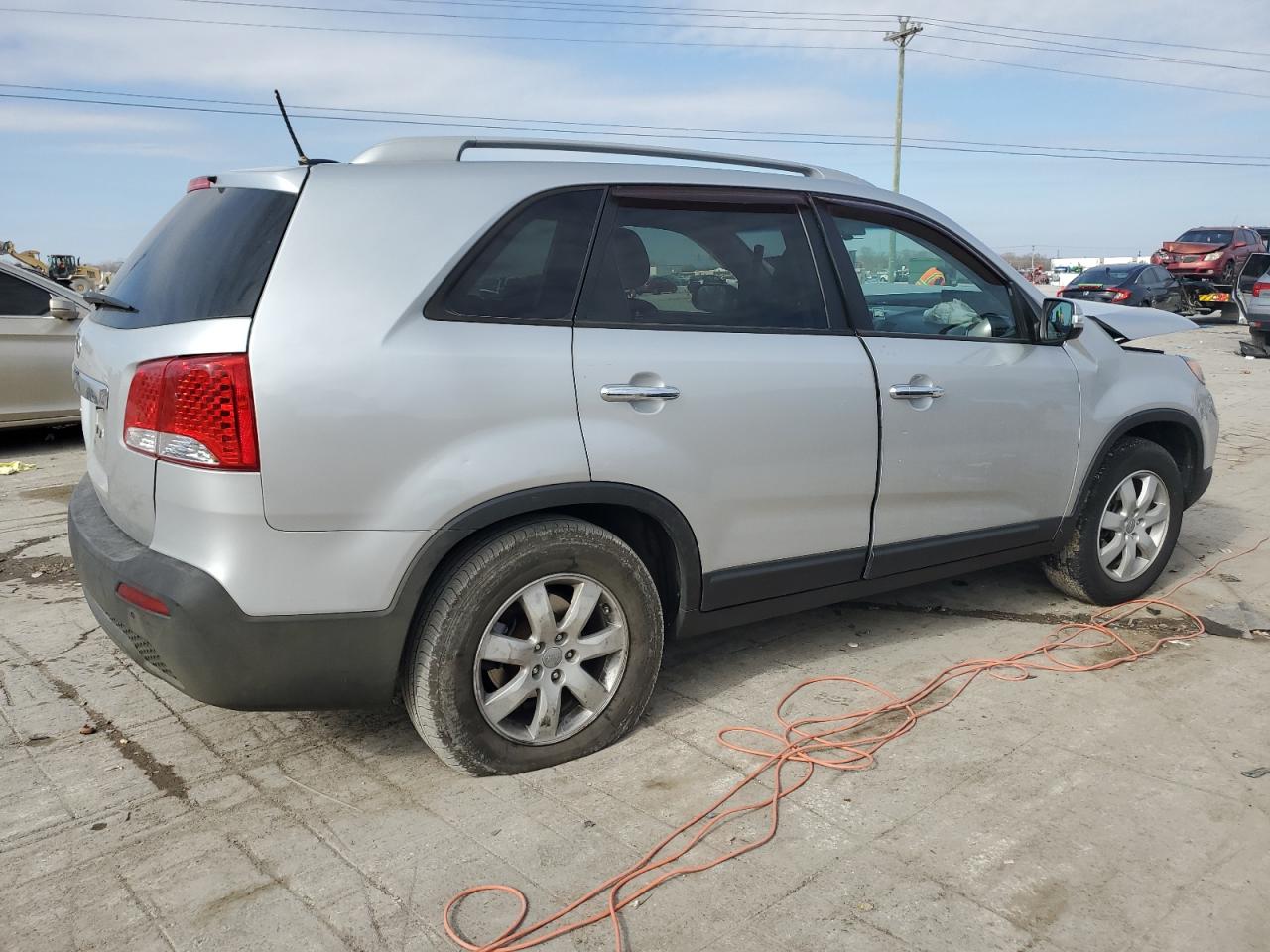 2012 KIA Sorento VIN 5XYKT4A60CG259435 Copart auction photo, front end damage thumbnail 3
