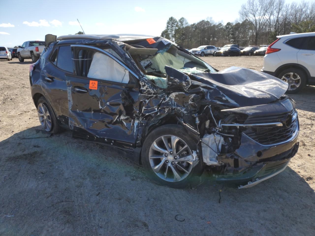 2020 Buick Encore VIN KL4MMDSL7LB105951 Copart auction photo, rollover damage thumbnail 4