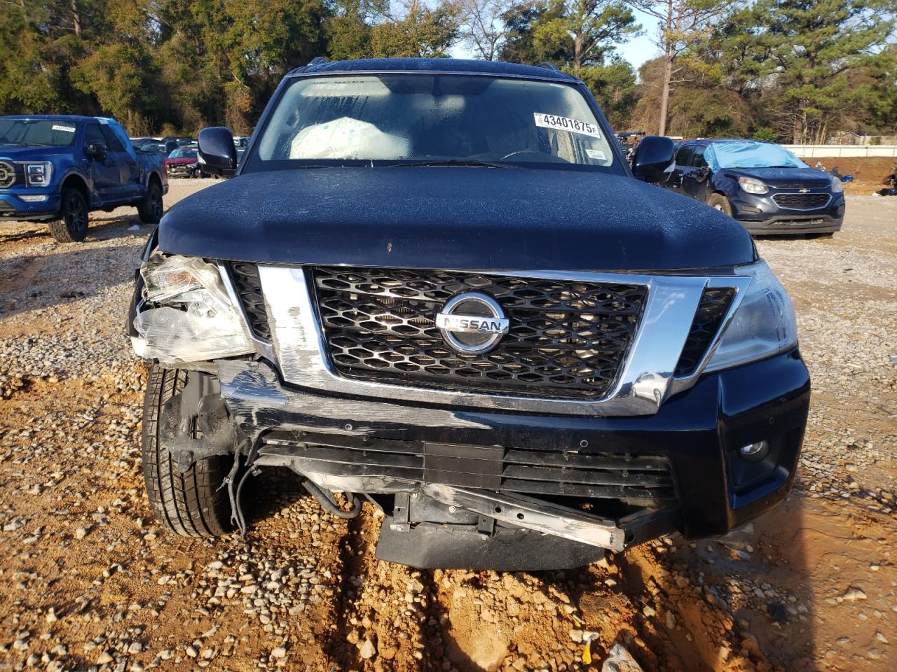 2018 Nissan Armada VIN JN8AY2ND4J9059123 Copart auction photo, front end damage thumbnail 5