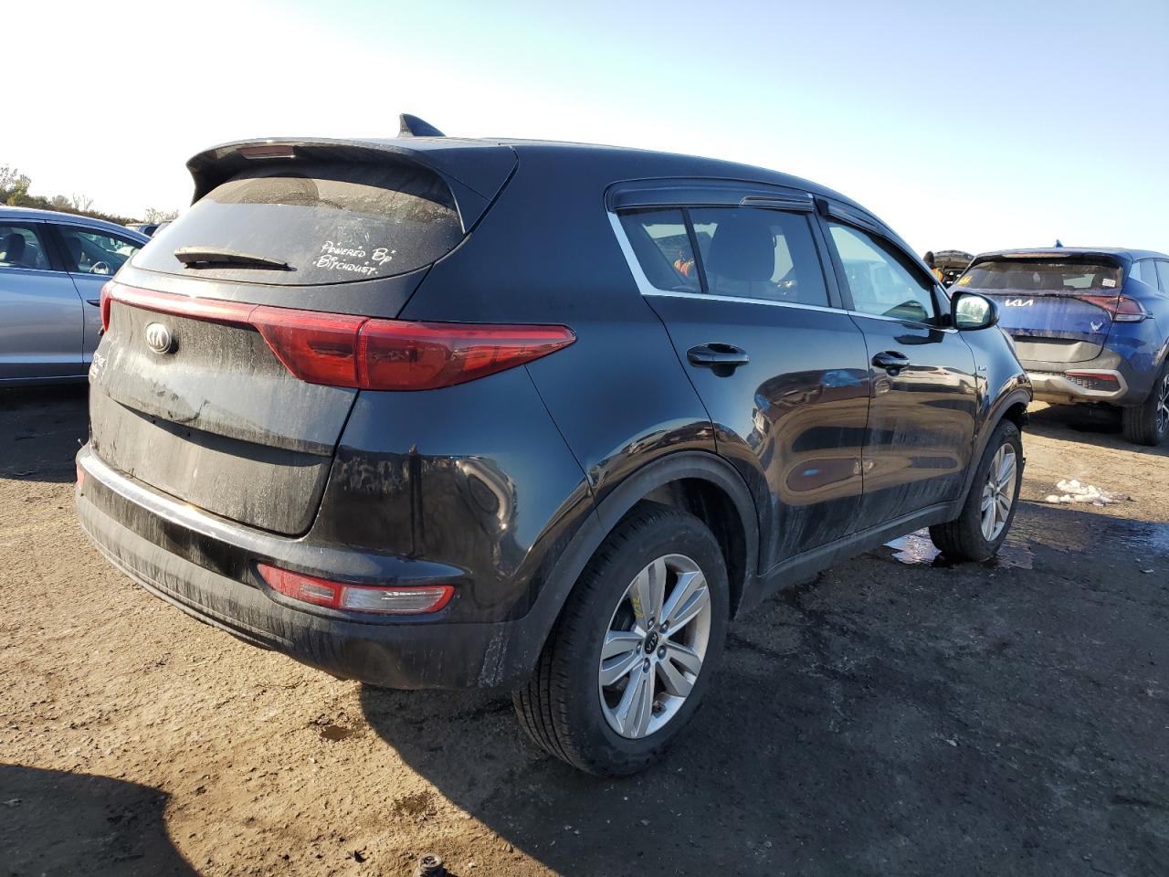 2017 KIA Sportage VIN KNDPMCAC5H7116018 Copart auction photo, front end / side damage thumbnail 3
