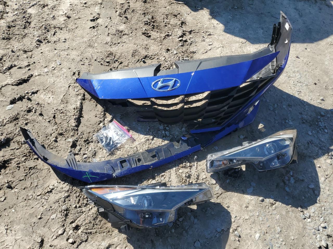 2022 Hyundai Elantra VIN KMHLM4AG7NU312154 Copart auction photo, front end damage thumbnail 12