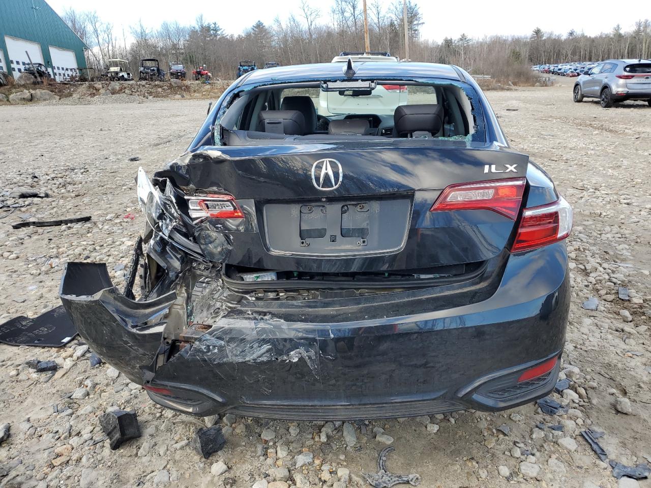 2016 Acura ILX VIN 19UDE2F72GA005015 Copart auction photo, rear end / side damage thumbnail 6