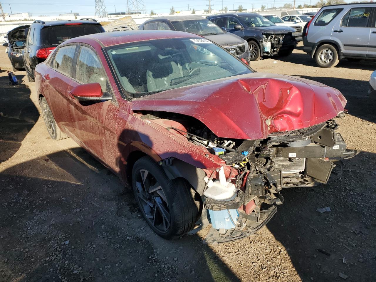 2024 Hyundai Elantra VIN KMHLS4DG8RU679586 Copart auction photo, front end damage thumbnail 4