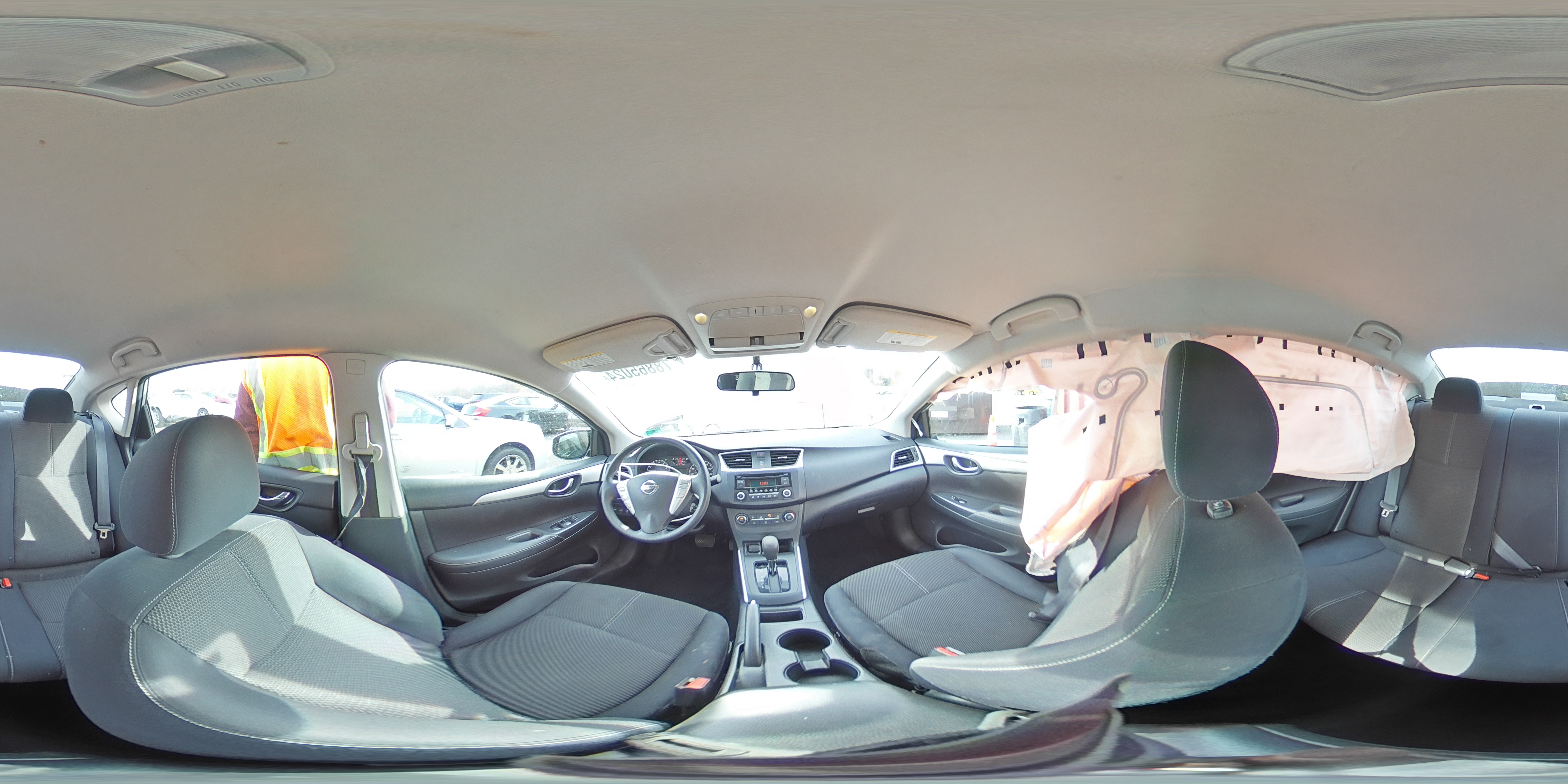 2017 Nissan Sentra VIN 3N1AB7AP0HY350879 Copart auction photo, side damage thumbnail 14
