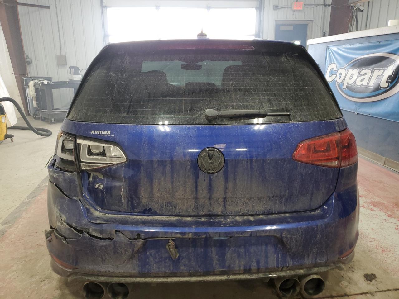 2017 Volkswagen Golf VIN WVWVF7AU1HW152196 Copart auction photo, front end / rear end damage thumbnail 6