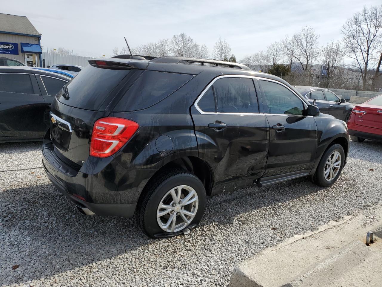 2017 Chevrolet Equinox VIN 2GNFLFE30H6276888 Copart auction photo, side / front end damage thumbnail 3