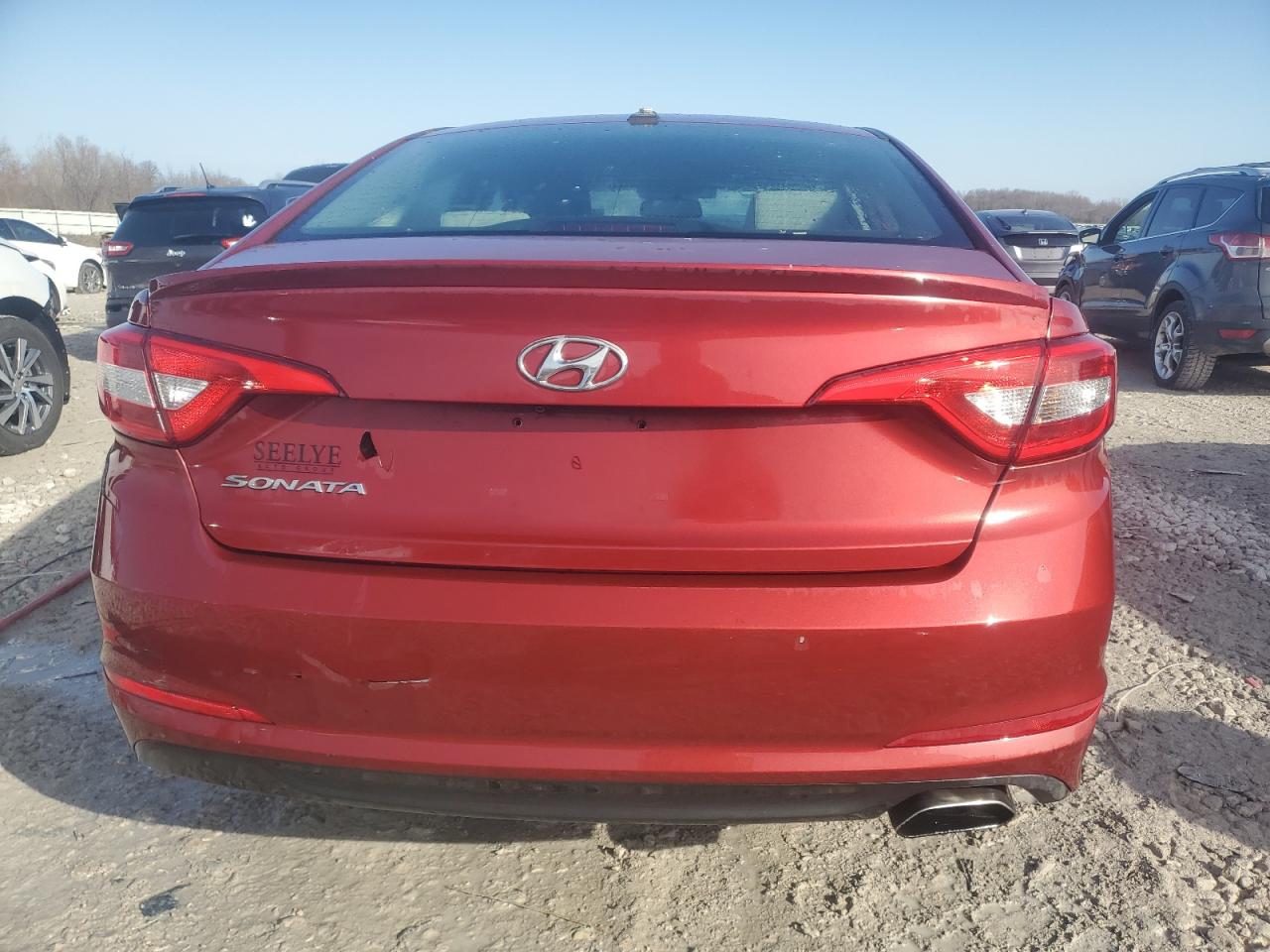 2016 Hyundai Sonata VIN 5NPE24AF9GH372671 Copart auction photo, front end damage thumbnail 6