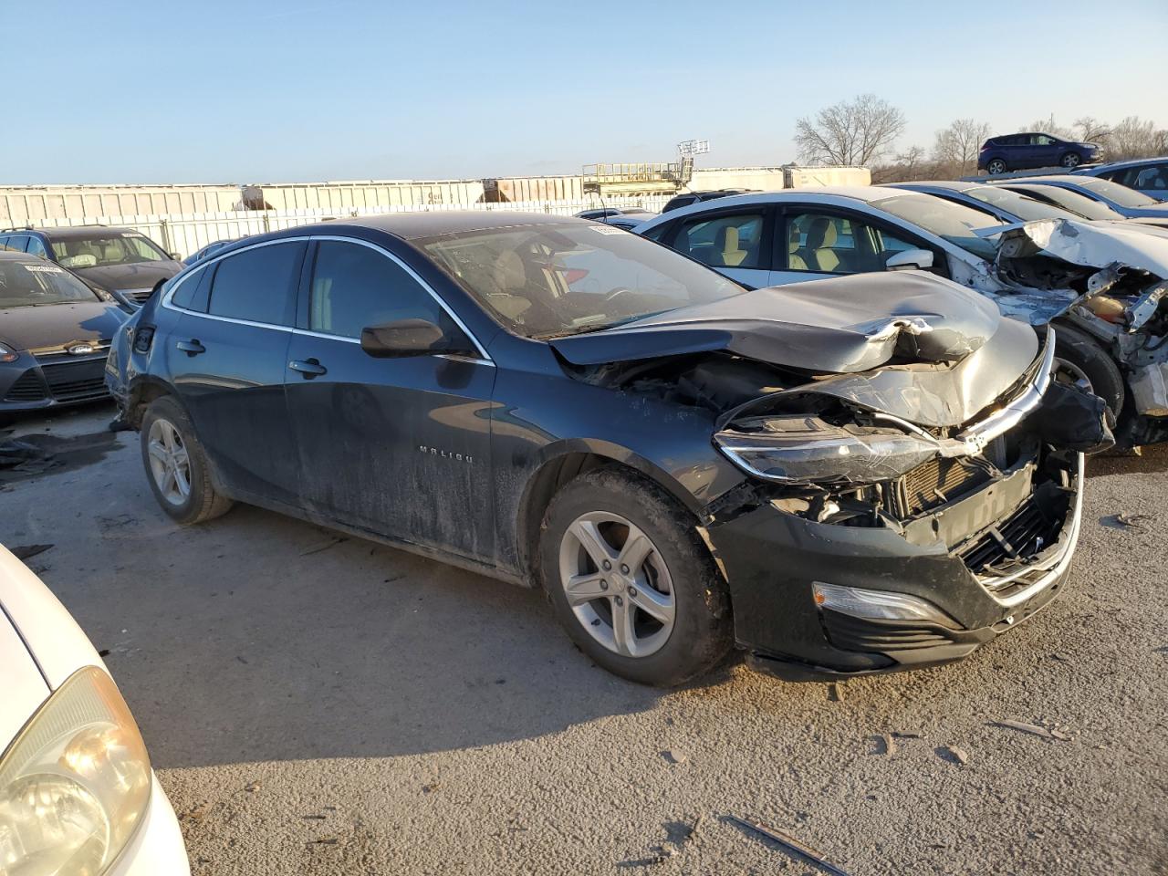 2020 Chevrolet Malibu VIN 1G1ZB5ST6LF079383 Copart auction photo, all over damage thumbnail 4