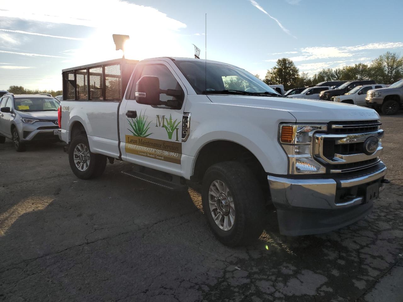 2020 Ford F250 VIN 1FTBF2BT7LEC72336 Copart auction photo, rear end / undercarriage damage thumbnail 4