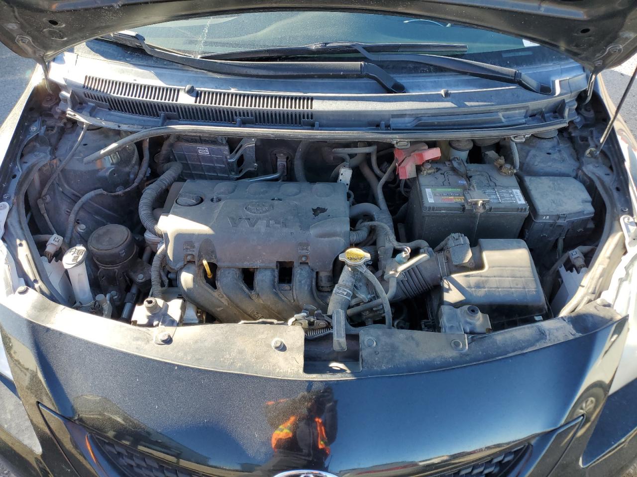 2012 Toyota Yaris VIN JTDBT4K33CL036850 Copart auction photo, front end / side damage thumbnail 11