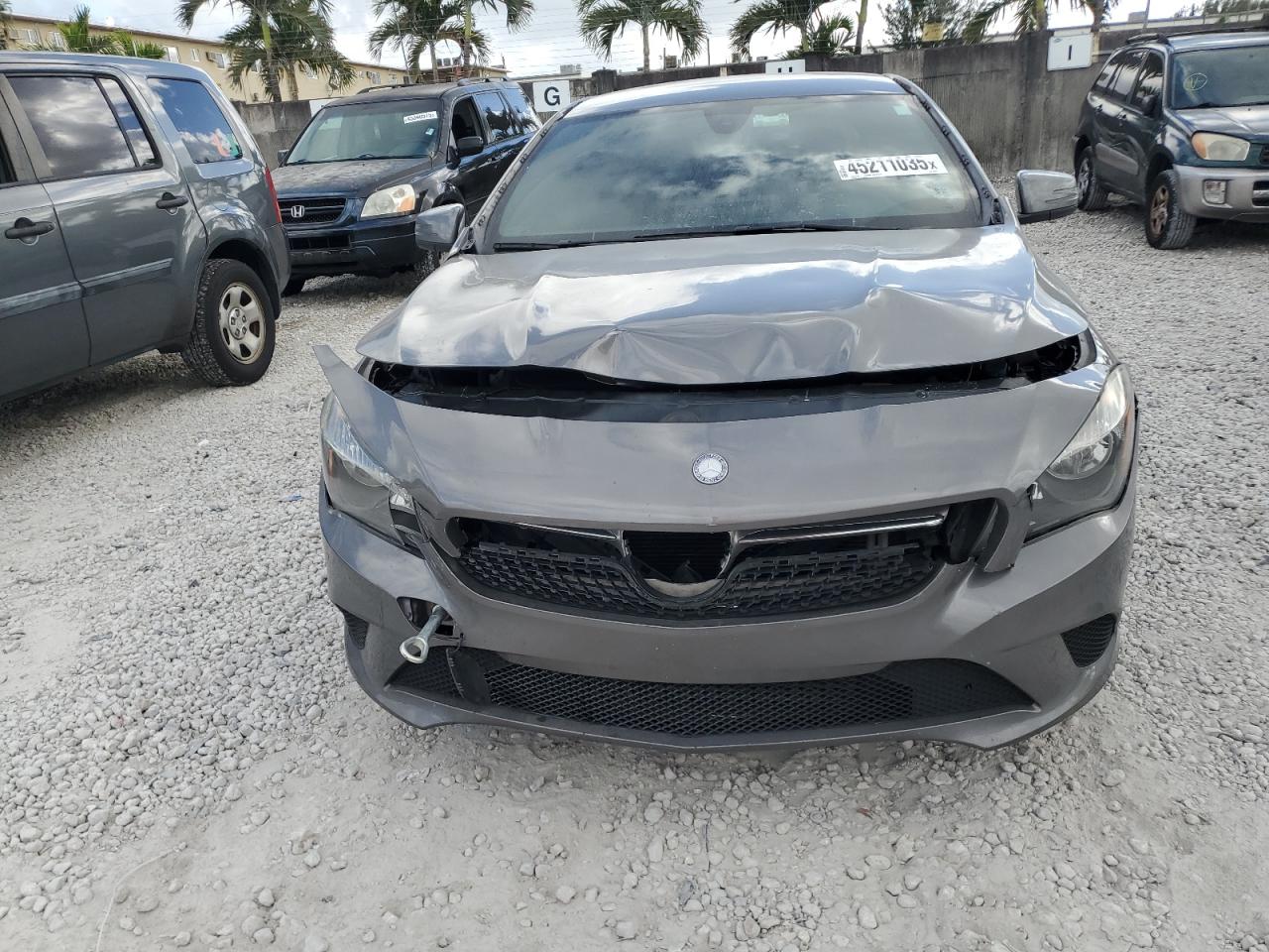 2016 Mercedes-Benz CLA-klasse VIN WDDSJ4EB4GN332601 Copart auction photo, front end damage thumbnail 5