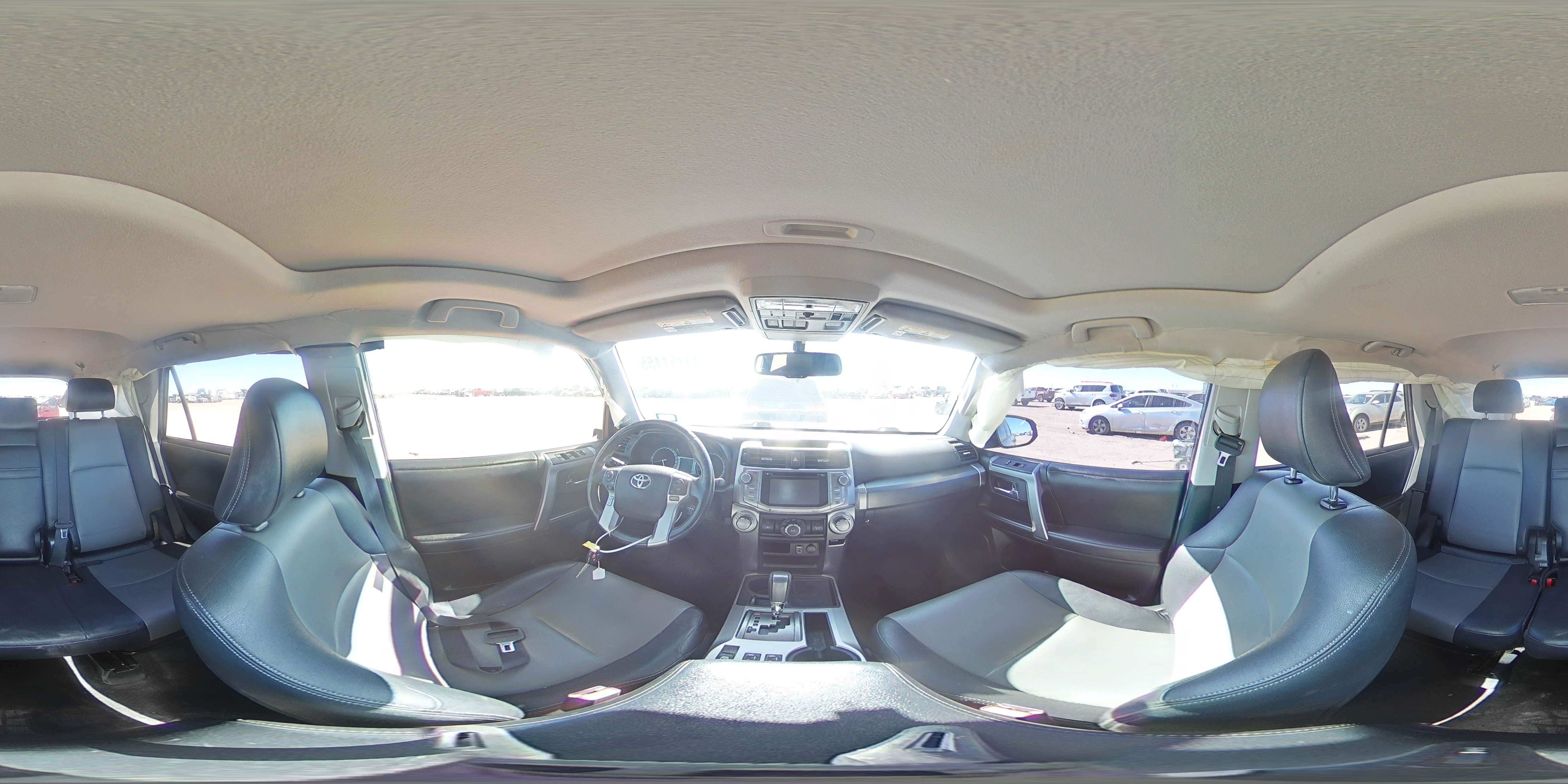 2015 Toyota 4Runner VIN JTEZU5JR5F5087987 Copart auction photo, front end / front end damage thumbnail 14