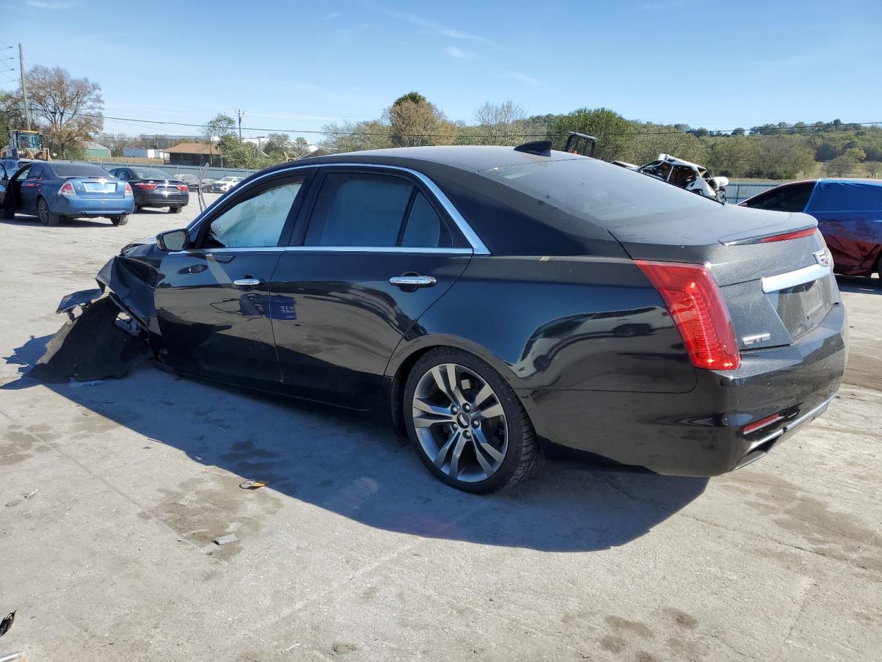 2015 Cadillac CTS VIN 1G6AU5S86F0110944 Copart auction photo, front end damage thumbnail 2