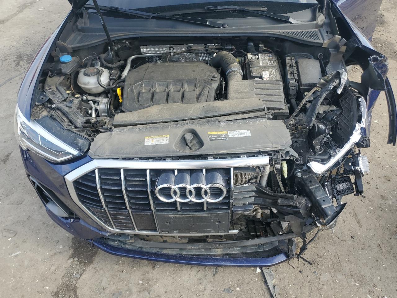 2022 Audi Q3 VIN WA1EECF3XN1110074 Copart auction photo, front end / minor dent/scratches damage thumbnail 12